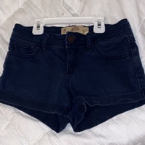 Navy blue hollister shorts
